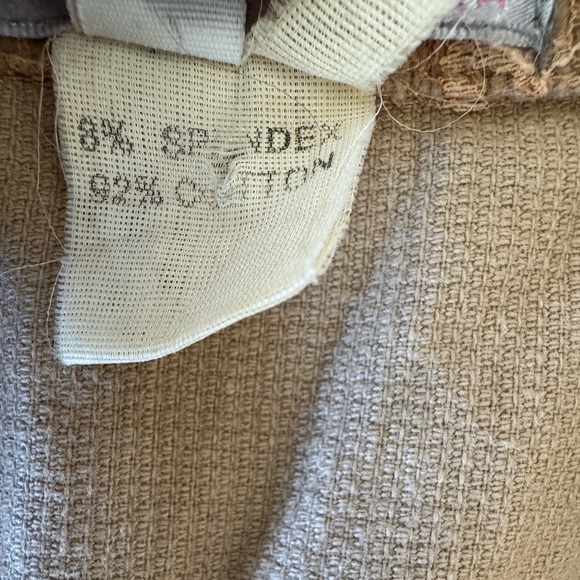 MISHA Vintage Y2K Tan Double-Breasted Corduroy Blazer Jazket Sz Large USA Made - Picture 13 of 14